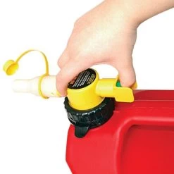 No-Spill CARB Fuel Can - Red 2.5 Gallon -Garden Warehousing ns25 4 1
