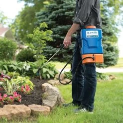 Jacto 2 Gallon Battery Powered Shoulder Carry Sprayer -Garden Warehousing pjb 8c 3