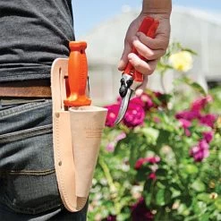 Deluxe Soil Knife, Pruner, Sheath Combo By A.M. Leonard, Lifetime Warranty -Garden Warehousing pkcom 3 1