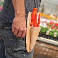 Deluxe Soil Knife, Pruner, Sheath Combo By A.M. Leonard, Lifetime Warranty -Garden Warehousing pkcom 4 1