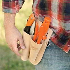 Leonard Deluxe Soil Knife, Pruner, Saw And Sheath Combo -Garden Warehousing pkscom 3 1