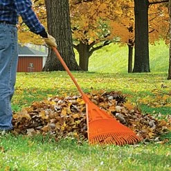 Leonard Poly Lawn Rake With Composite Handle 24 Inch Head -Garden Warehousing ppr24 3 1