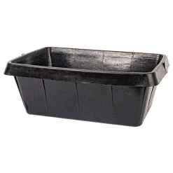 5.25 Gallon Square Rubber Tub -Garden Warehousing rs21tsge