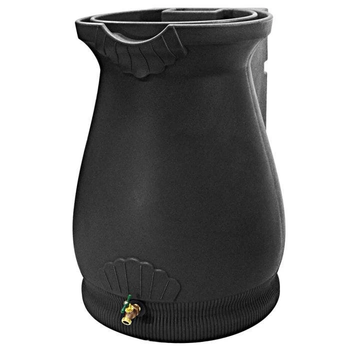 Rain Wizard Urn With Planter Black 3 Rain Wizard Urn With Planter Black