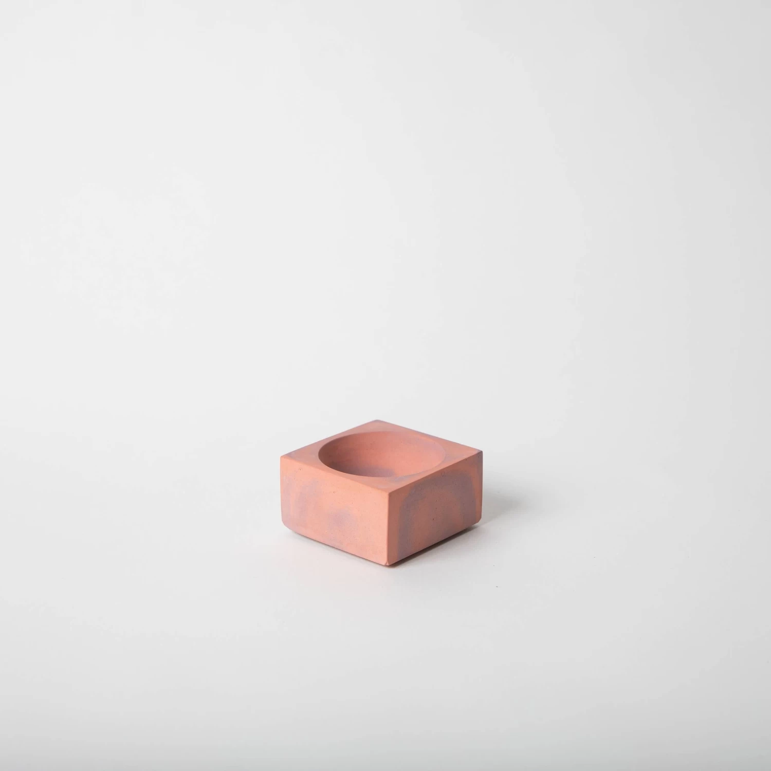 Pretti.cool - Incense Holder (Square) - Marbled Concrete - Coral & Mauve Color Combination 3 Pretti.cool - Incense Holder (Square) - Marbled Concrete - Coral & Mauve Color Combination