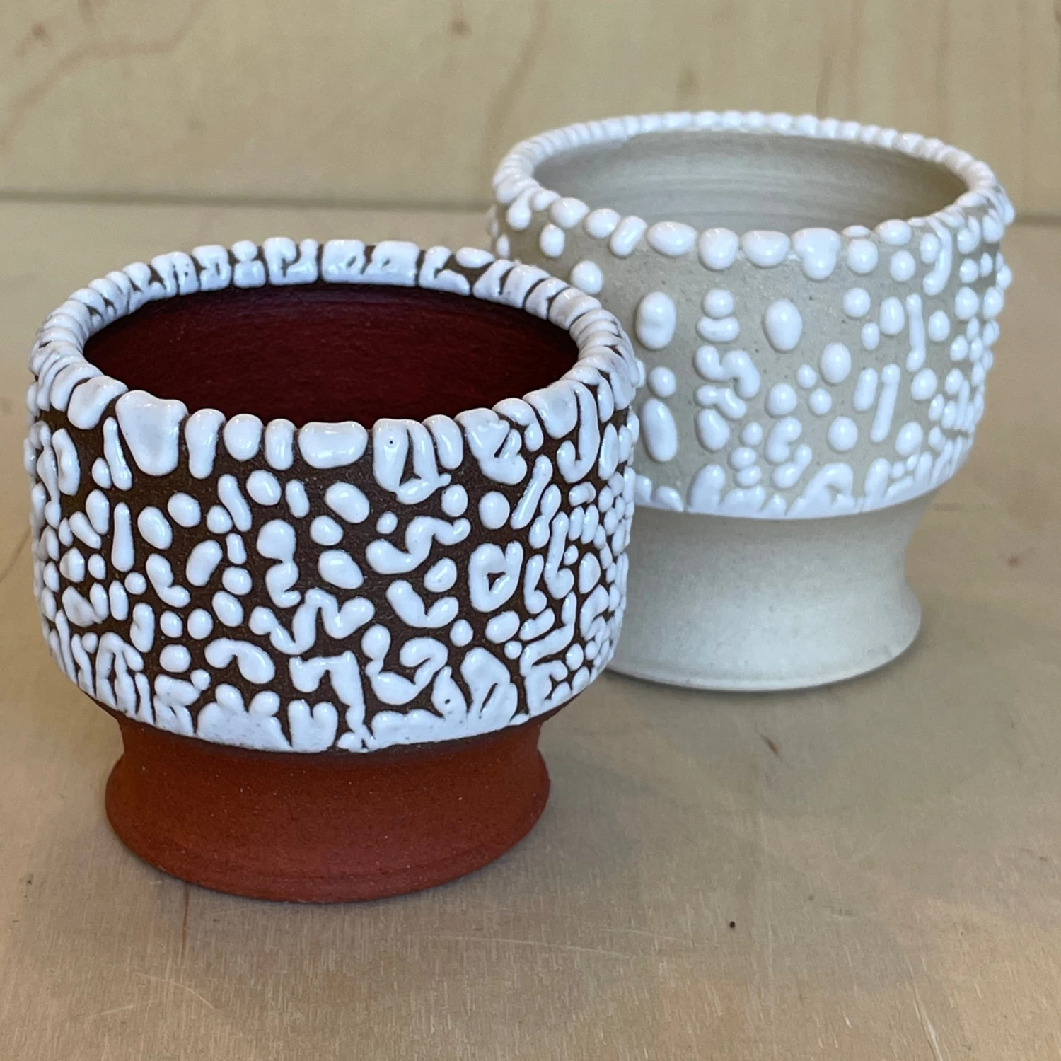 Zziee Beaded Glaze Mini-Planter 3 Zziee Beaded Glaze Mini-Planter