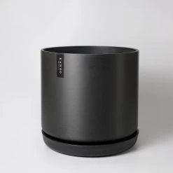 Kanso Designs - 12” | 13" Recycled Plastic Planter - BLACK