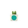 Turquoise Dot 3 Inch Canvas Planter By GRAY GREEN GOODS -Garden Warehousing s753278155256112669 p92 i1 w1000