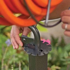 Full Rotation Free-Standing Hose Swivel Reel, Anti-Rust Steel -Garden Warehousing sr360 4