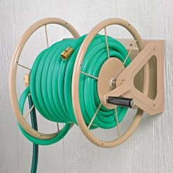 Commercial Grade Wall Mount Hose Reel - 200ft Capacity